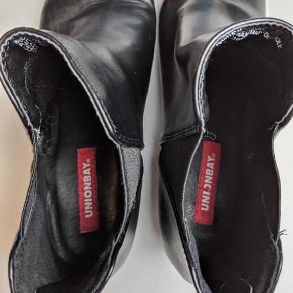 Union Bay Becky black boots size 7 - Picture 5 of 7